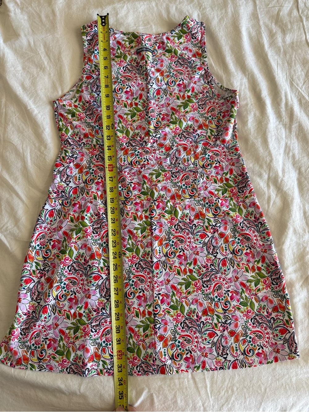 Nuu Muu Sleeveless Floral Midi Dress in Pink White Green - Summer - Picture 7 of 10